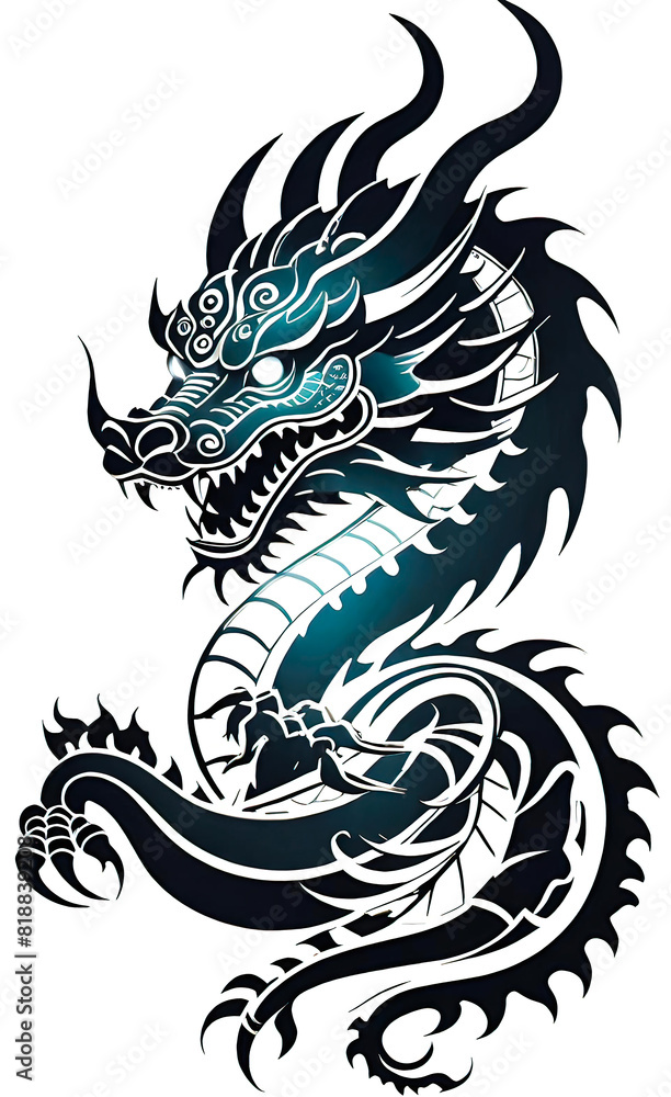 Vector illustration, tattoo template of Asian patterns and ornaments, Asian dragon, Asian patterns and ornaments, hand drawn sketch, background for smartphone, giclee for print and design Vector illustration, tattoo template of Asian patterns and ornaments, Asian dragon, Asian patterns and ornaments, hand drawn sketch, background for smartphone, giclee for print and design