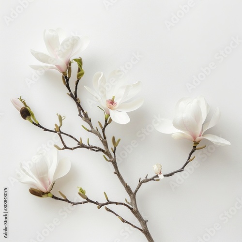 pink cherry blossom branch PNG.Ai