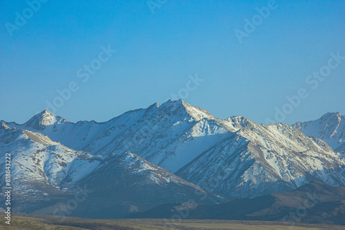 Shandan Military Horse Farm, Zhangye City, Gansu Province-Snowy Mountains and Pastures of Qilian Mountains