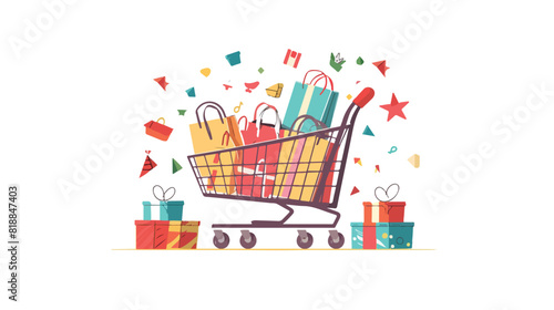 Shopping wish list concept. Customer adding favorite