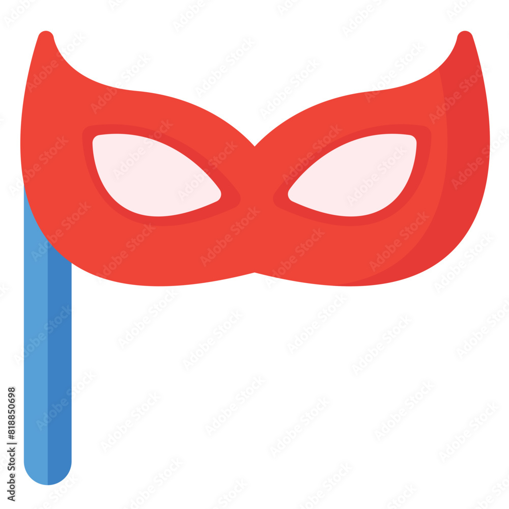 Eye Mask Icon in Flat Style Eye Mask Icon in Flat Style
