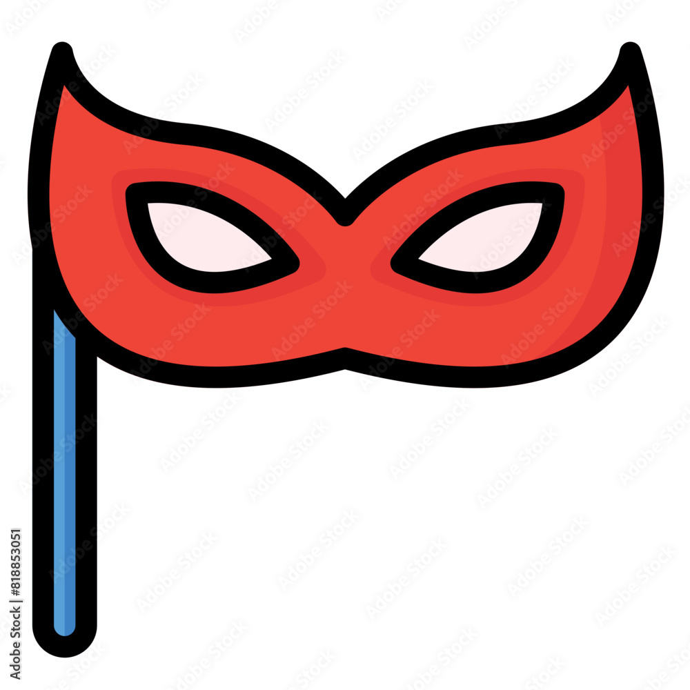 Eye Mask Icon in Filled Line Style Eye Mask Icon in Filled Line Style