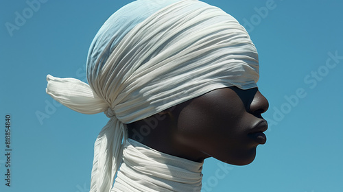 Wallpaper Mural surreal lady with unique minimalist fashion photography Torontodigital.ca