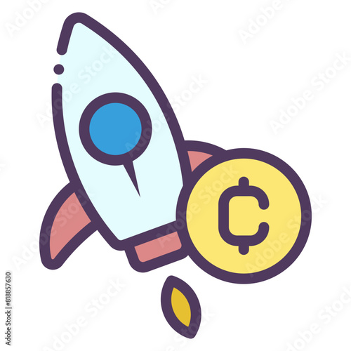 crypto launch icon