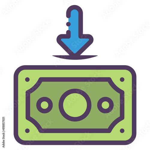 deposit money icon