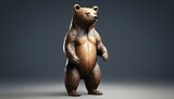 A bear icon standing on its hind legs upscaled_2