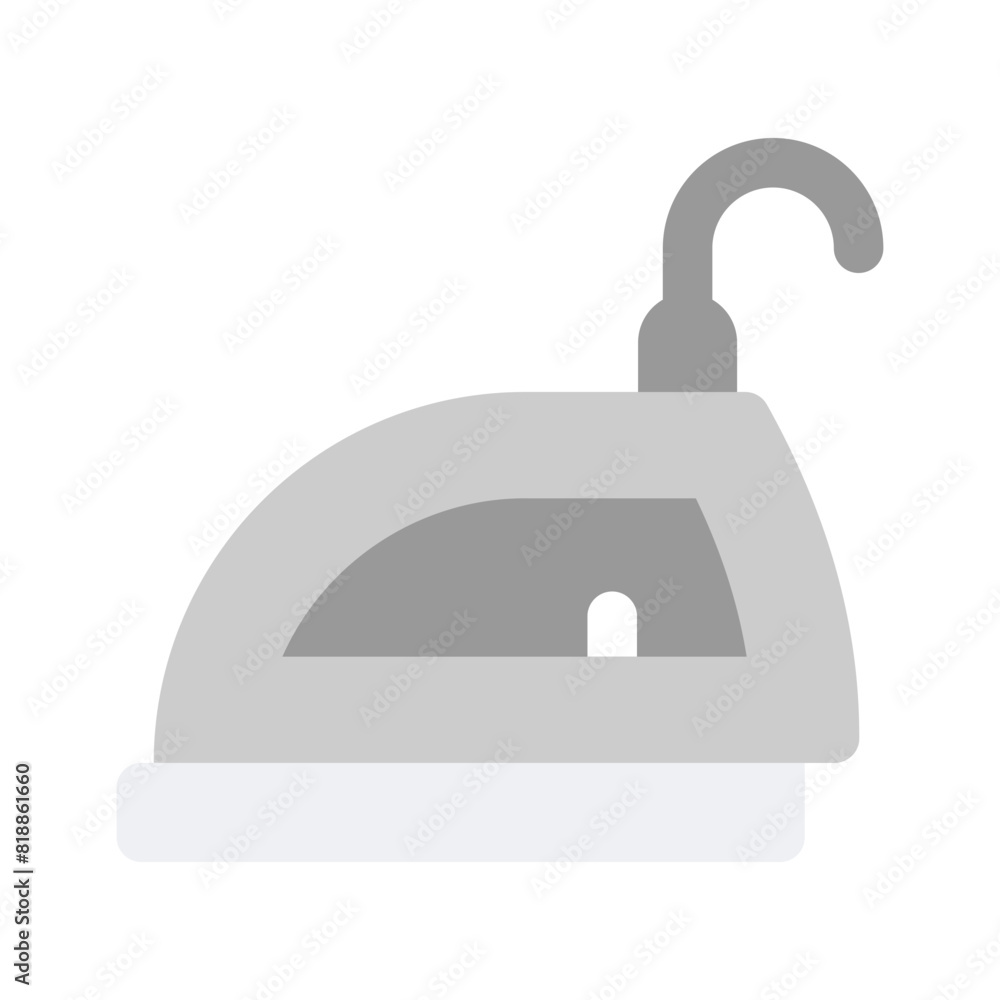 Electric iron vector design, home appliances icon Electric iron vector design, home appliances icon