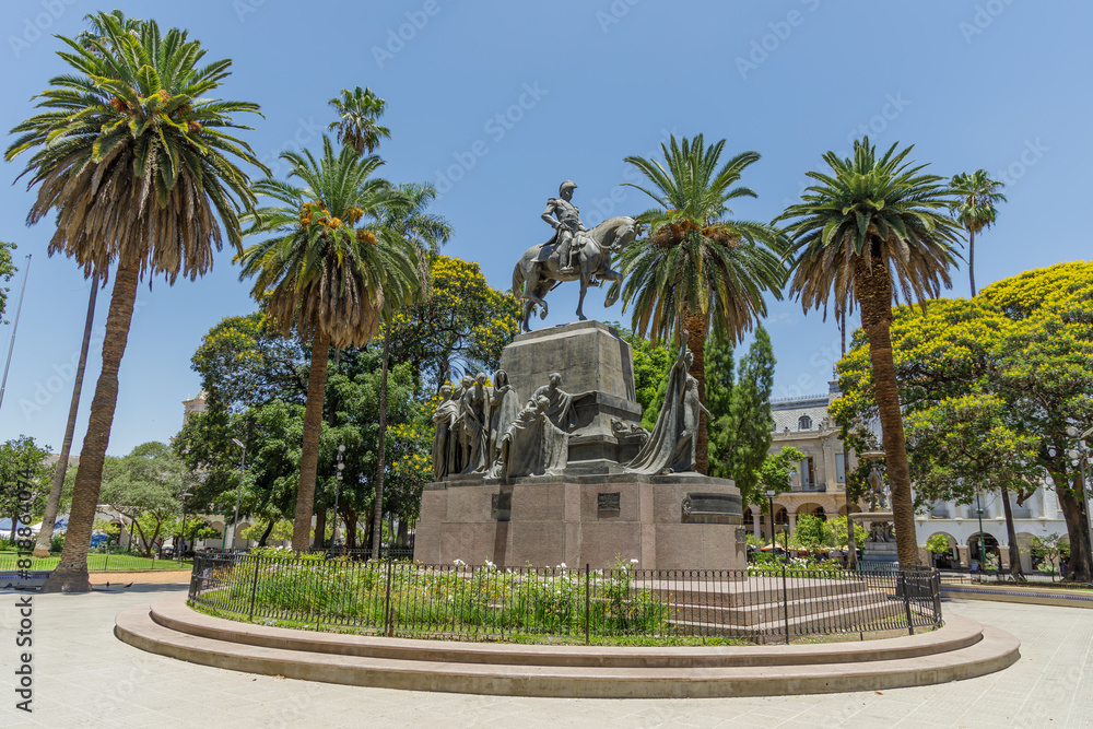 Statue of General Juan Antonio Alvarez de Arenales in the central square of the city of Salta. Statue of General Juan Antonio Alvarez de Arenales in the central square of the city of Salta.