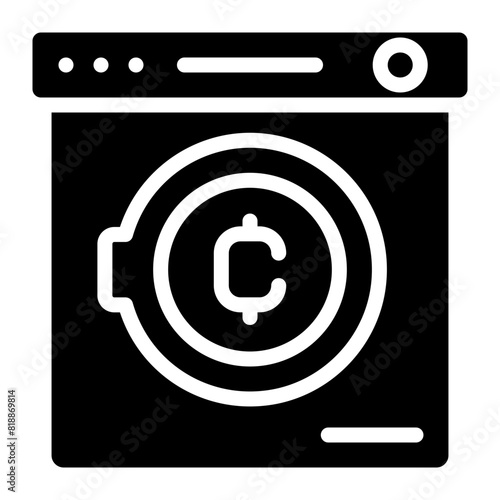 crypto money laundering icon
