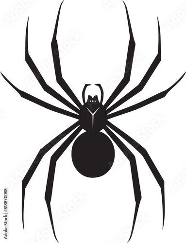 spider silhouette vector