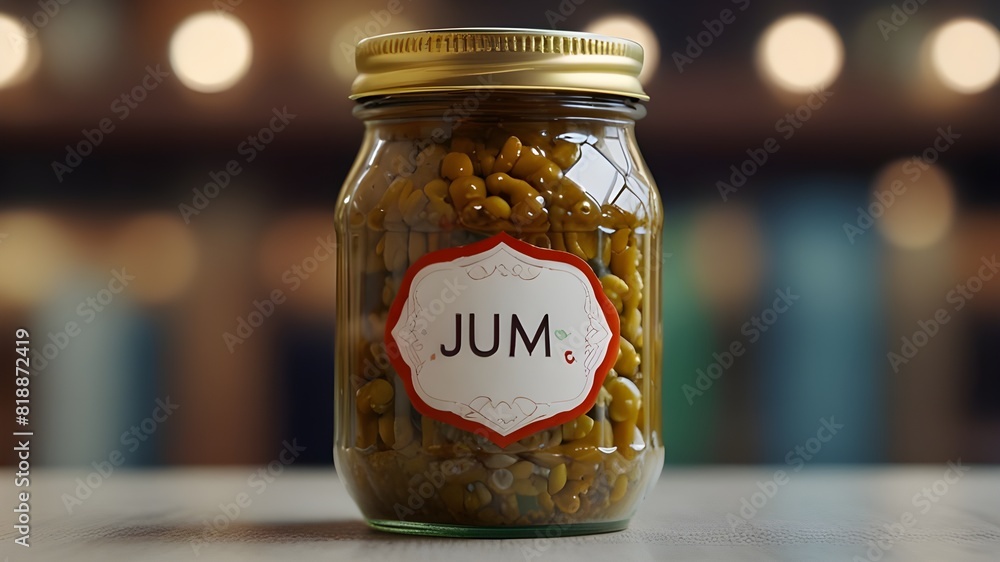 jars of pickled cucumbers Generative Ai jars of pickled cucumbers Generative Ai