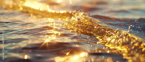 River Reflections: Flowing rivers reflecting golden hues, synchronized with calming rhythms.
