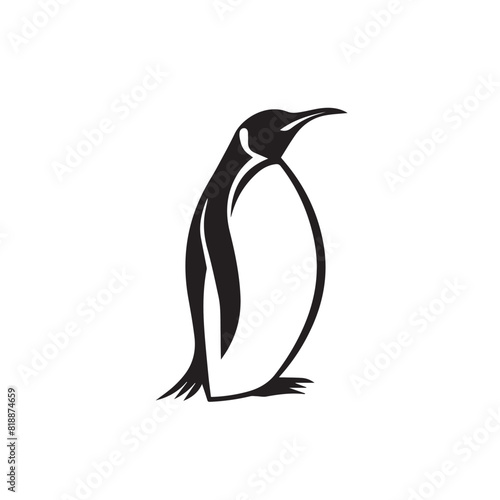 Penguin in cartoon, doodle style. Image for t-shirt, web, mobile apps and ui. Isolated 2d vector illustration in logo, icon, sketch style, Eps 10. AI Generative