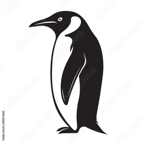 Penguin in cartoon, doodle style. Image for t-shirt, web, mobile apps and ui. Isolated 2d vector illustration in logo, icon, sketch style, Eps 10. AI Generative