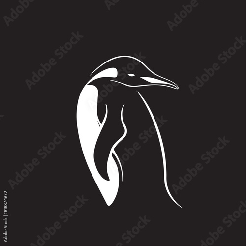 Penguin in cartoon, doodle style. Image for t-shirt, web, mobile apps and ui. Isolated 2d vector illustration in logo, icon, sketch style, Eps 10. AI Generative