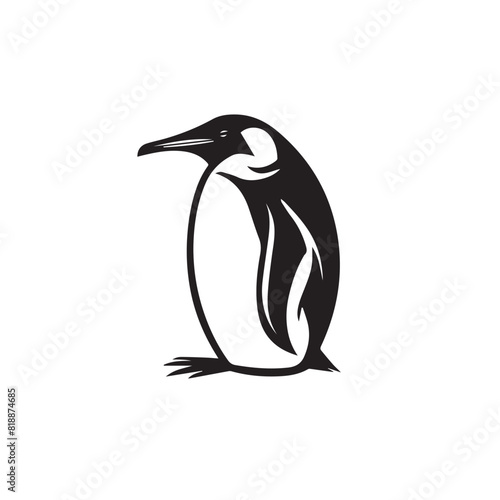 Penguin in cartoon, doodle style. Image for t-shirt, web, mobile apps and ui. Isolated 2d vector illustration in logo, icon, sketch style, Eps 10. AI Generative