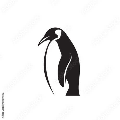 Penguin in cartoon, doodle style. Image for t-shirt, web, mobile apps and ui. Isolated 2d vector illustration in logo, icon, sketch style, Eps 10. AI Generative
