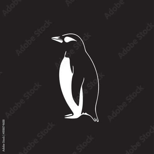 Penguin in cartoon, doodle style. Image for t-shirt, web, mobile apps and ui. Isolated 2d vector illustration in logo, icon, sketch style, Eps 10. AI Generative