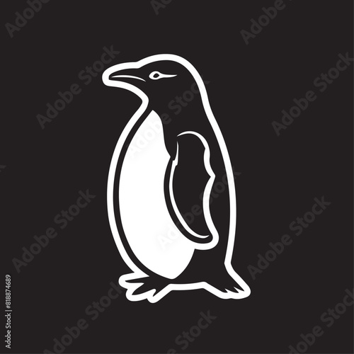 Penguin in cartoon, doodle style. Image for t-shirt, web, mobile apps and ui. Isolated 2d vector illustration in logo, icon, sketch style, Eps 10. AI Generative