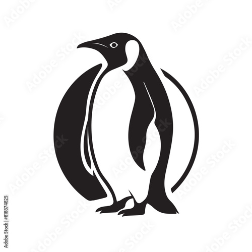 Penguin in cartoon, doodle style. Image for t-shirt, web, mobile apps and ui. Isolated 2d vector illustration in logo, icon, sketch style, Eps 10. AI Generative