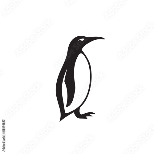 Penguin in cartoon, doodle style. Image for t-shirt, web, mobile apps and ui. Isolated 2d vector illustration in logo, icon, sketch style, Eps 10. AI Generative