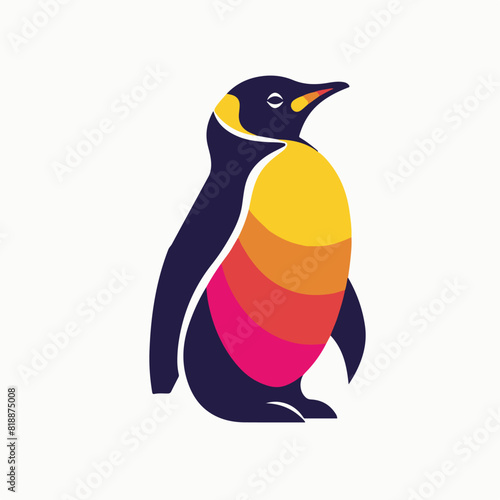 Penguin in cartoon, doodle style. Image for t-shirt, web, mobile apps and ui. Isolated 2d vector illustration in logo, icon, sketch style, Eps 10. AI Generative