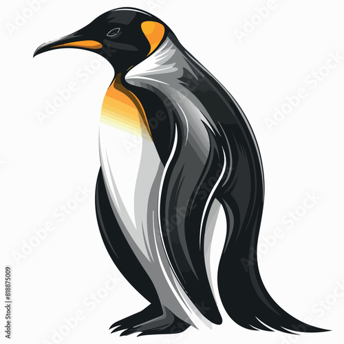Penguin in cartoon, doodle style. Image for t-shirt, web, mobile apps and ui. Isolated 2d vector illustration in logo, icon, sketch style, Eps 10. AI Generative