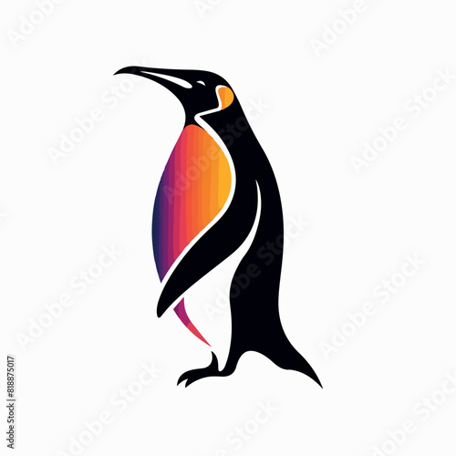 Penguin in cartoon, doodle style. Image for t-shirt, web, mobile apps and ui. Isolated 2d vector illustration in logo, icon, sketch style, Eps 10. AI Generative