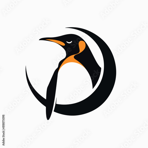 Penguin in cartoon, doodle style. Image for t-shirt, web, mobile apps and ui. Isolated 2d vector illustration in logo, icon, sketch style, Eps 10. AI Generative