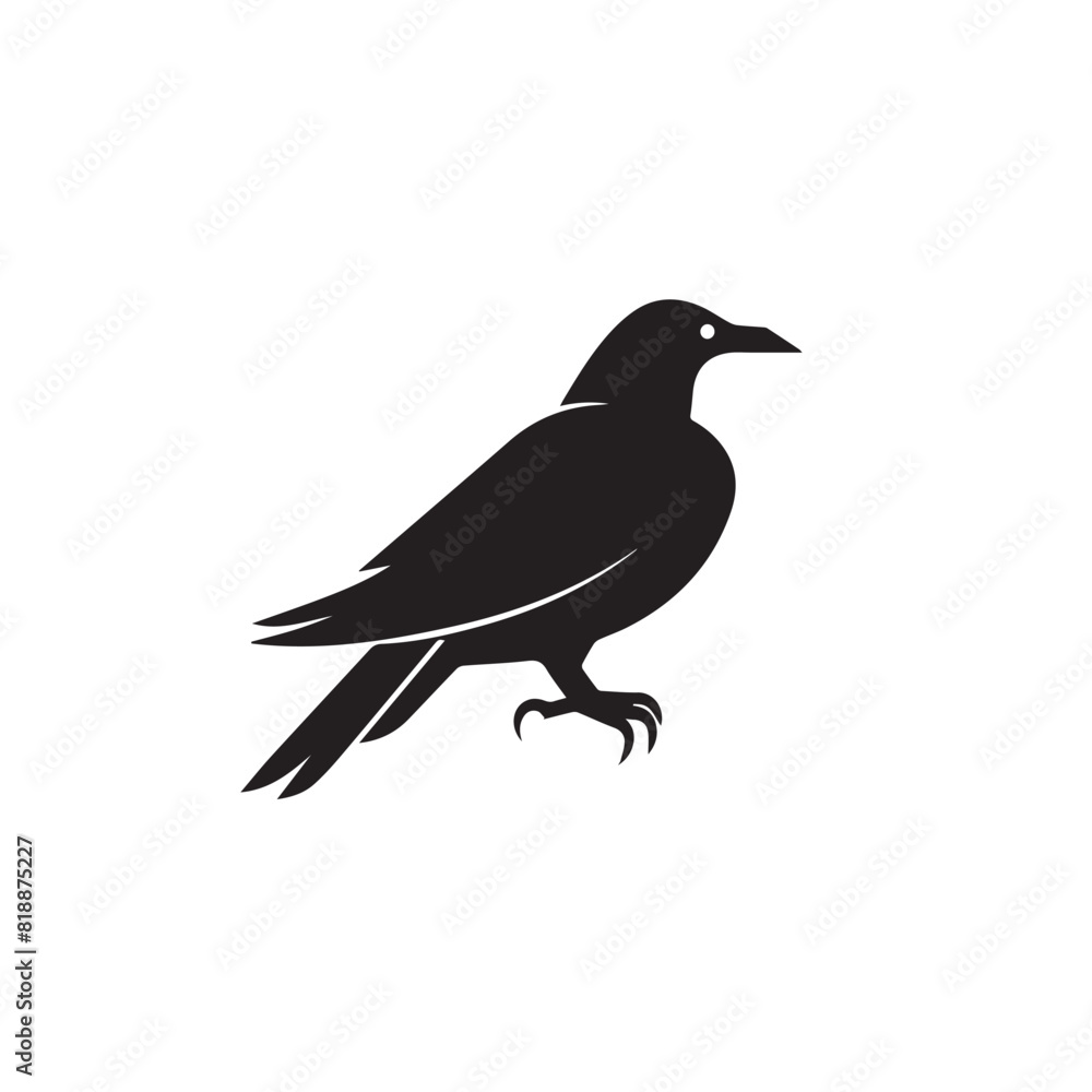 Raven in cartoon, doodle style. Image for t-shirt, web, mobile apps and ui. Isolated 2d vector illustration in logo, icon, sketch style, Eps 10. AI Generative Raven in cartoon, doodle style. Image for t-shirt, web, mobile apps and ui. Isolated 2d vector illustration in logo, icon, sketch style, Eps 10. AI Generative
