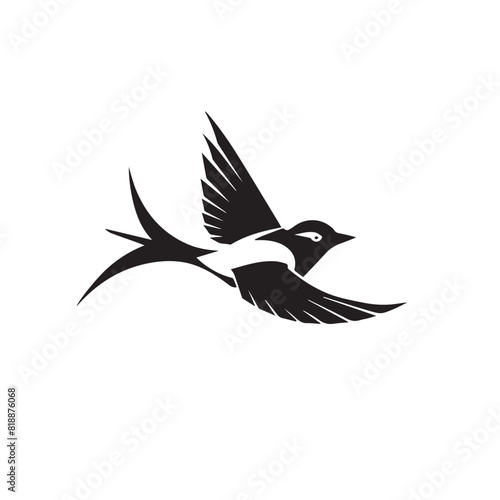 Skylark in cartoon, doodle style. Image for t-shirt, web, mobile apps and ui. Isolated 2d vector illustration in logo, icon, sketch style, Eps 10. AI Generative