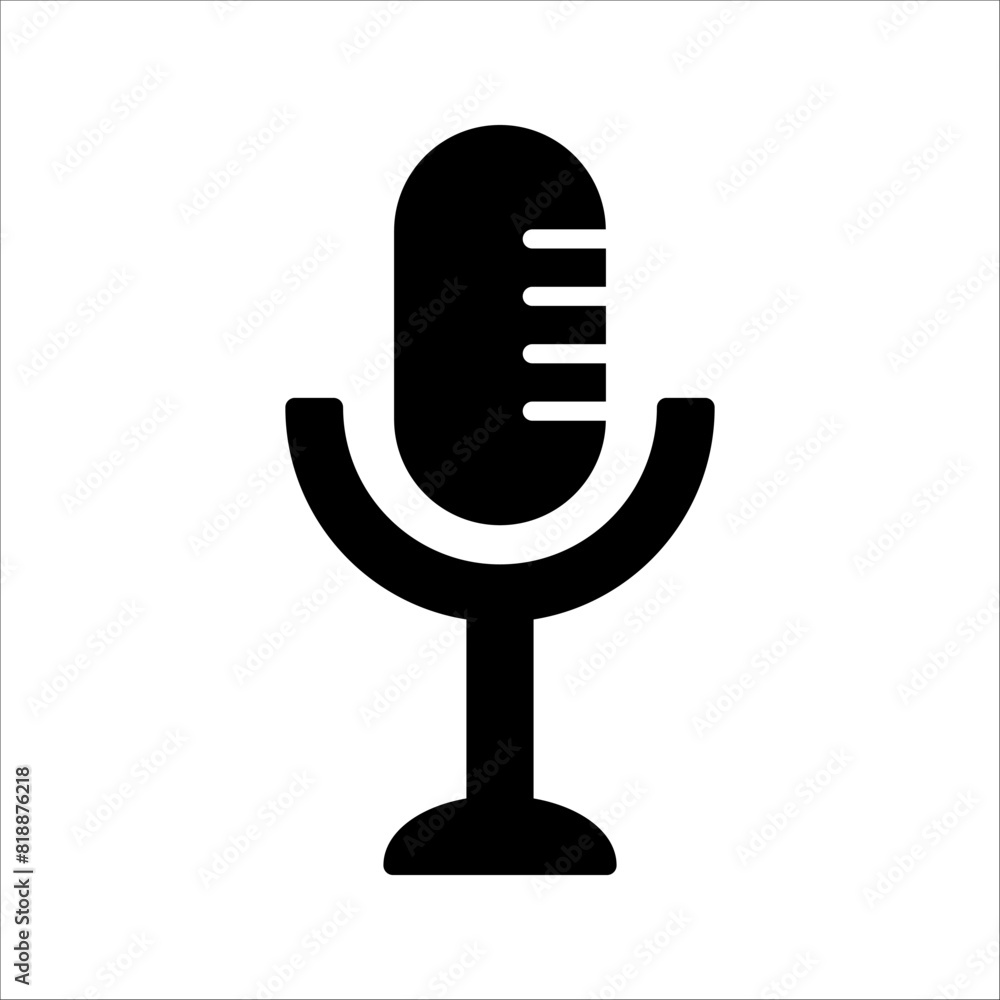 Microphone vector icon, Web design icon. Voice vector icon, Record. Microphone - recording Studio Symbol. Retro microphone icon Microphone vector icon, Web design icon. Voice vector icon, Record. Microphone - recording Studio Symbol. Retro microphone icon