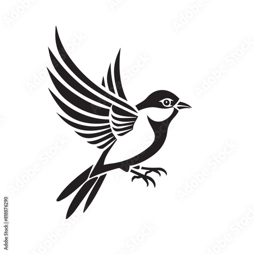 Skylark in cartoon, doodle style. Image for t-shirt, web, mobile apps and ui. Isolated 2d vector illustration in logo, icon, sketch style, Eps 10. AI Generative