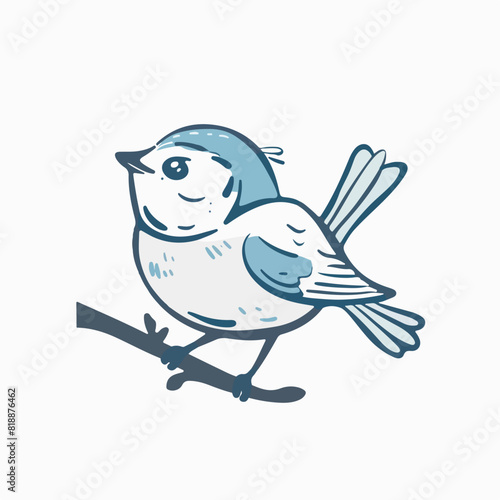 Skylark in cartoon, doodle style. Image for t-shirt, web, mobile apps and ui. Isolated 2d vector illustration in logo, icon, sketch style, Eps 10. AI Generative