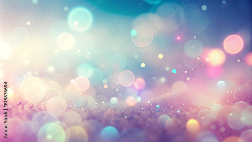 abstract background with bokeh