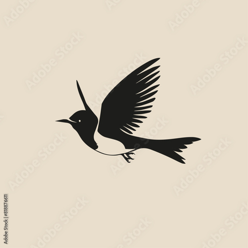 Skylark in cartoon, doodle style. Image for t-shirt, web, mobile apps and ui. Isolated 2d vector illustration in logo, icon, sketch style, Eps 10. AI Generative