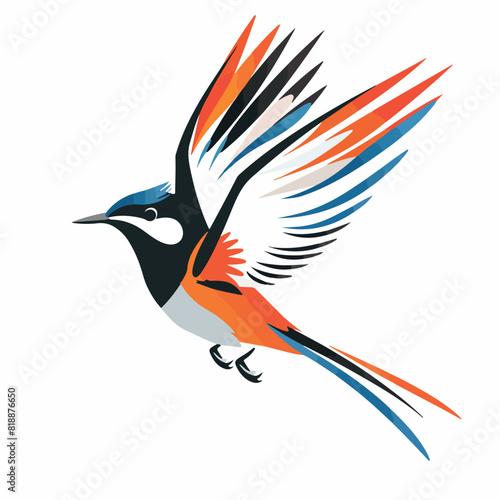 Finch in cartoon, doodle style. Image for t-shirt, web, mobile apps and ui. Isolated 2d vector illustration in logo, icon, sketch style, Eps 10. AI Generative