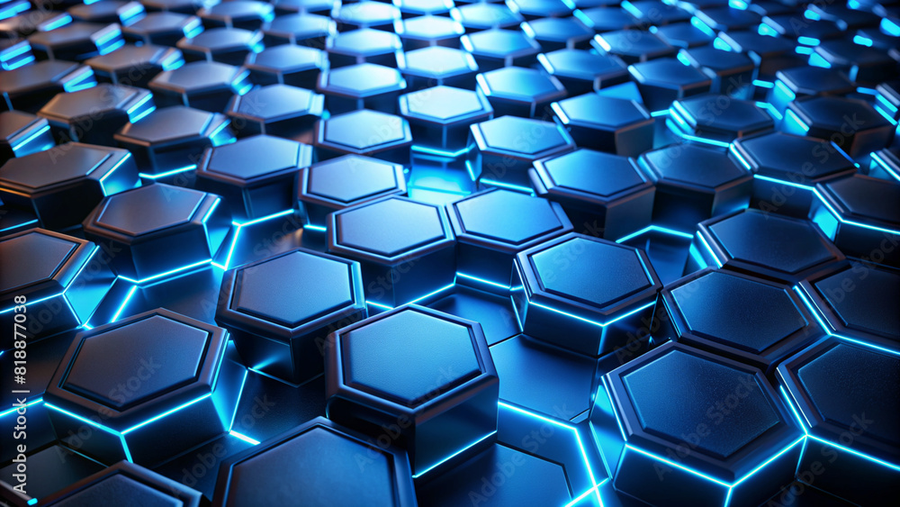 abstract background with hexagons abstract background with hexagons