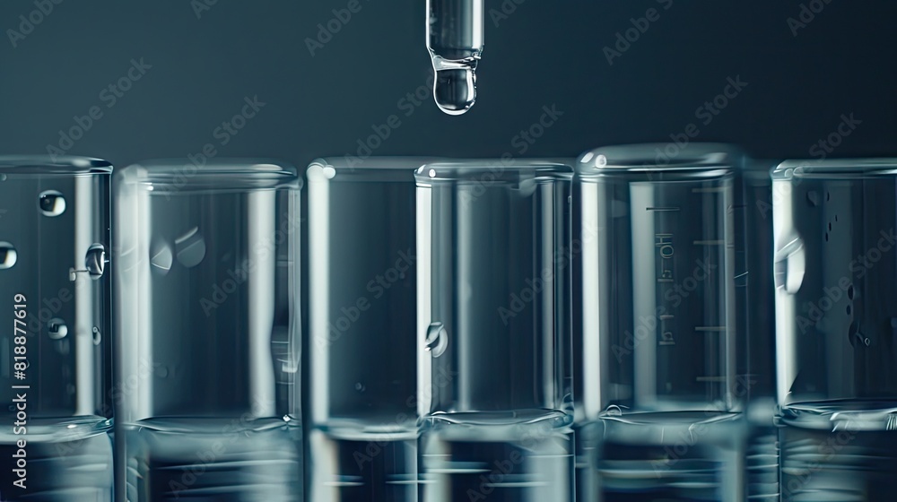 Spectrum of Science: A Fascinating Array of Test Tubes Filled With Vibrant Liquids Spectrum of Science: A Fascinating Array of Test Tubes Filled With Vibrant Liquids