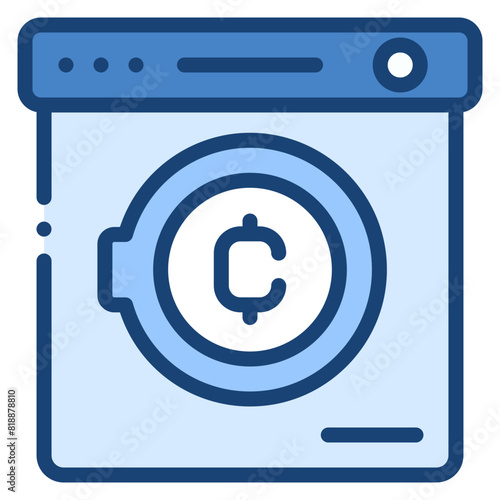 crypto money laundering icon