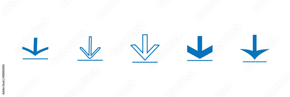 download button icon sign vector download button icon sign vector