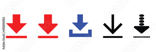 Download icon set. Software download icon . Web icon set . Icons collection. 