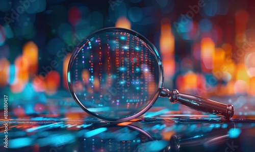 Business audit stock financial finance management on analysis data strategy with graph accounting marketing or report chart economy investment research profit