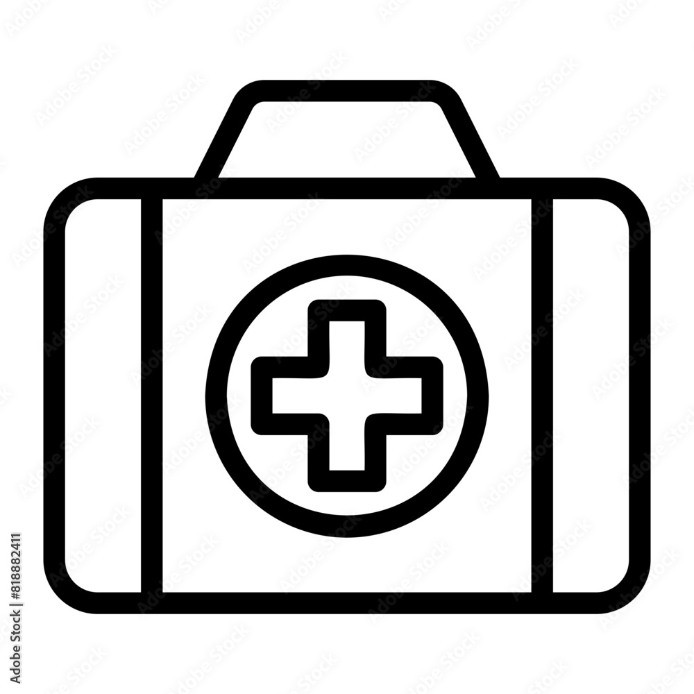 first aid kit ilustration icon first aid kit ilustration icon