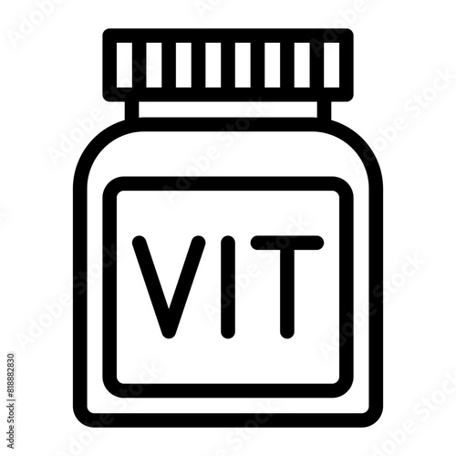 icon ilustration vitamins