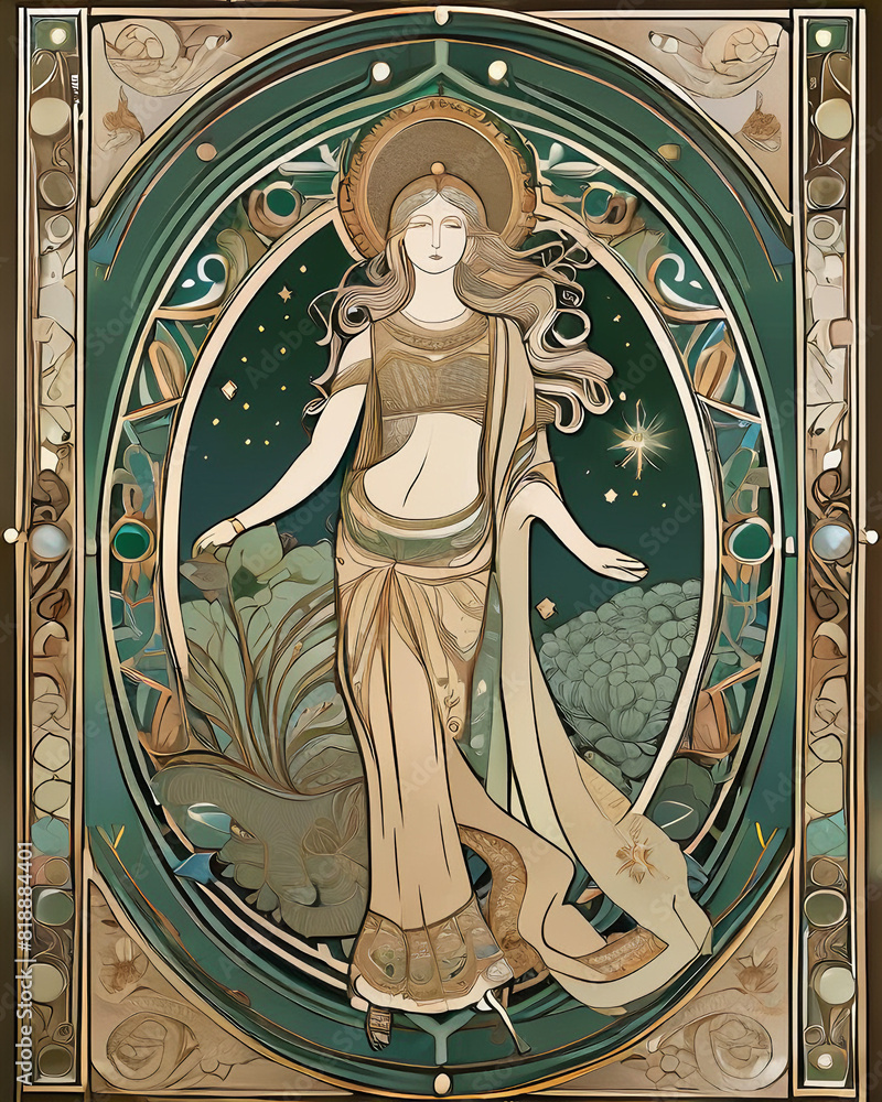 Obraz premium Virgo Zodiac Sign