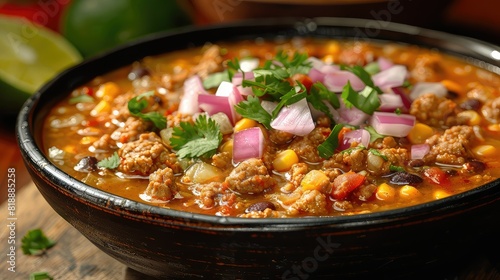 Mexican food pozole