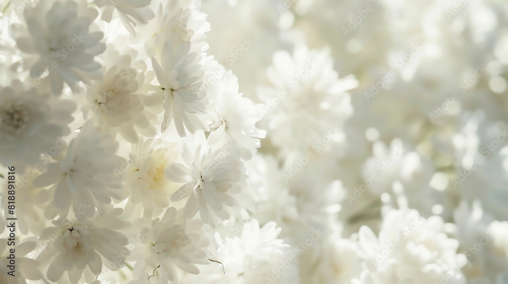Close-up of beautiful white flowers in full bloom, showcasing delicate petals and a serene, natural atmosphere, perfect for springtime themes. Close-up of beautiful white flowers in full bloom, showcasing delicate petals and a serene, natural atmosphere, perfect for springtime themes.