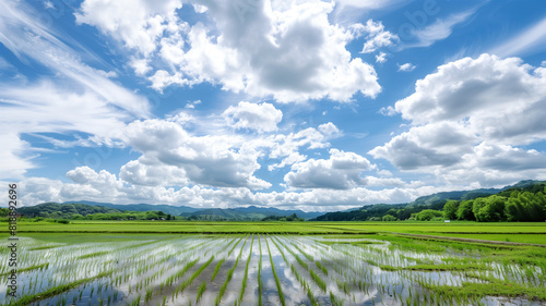夏の田園風景
