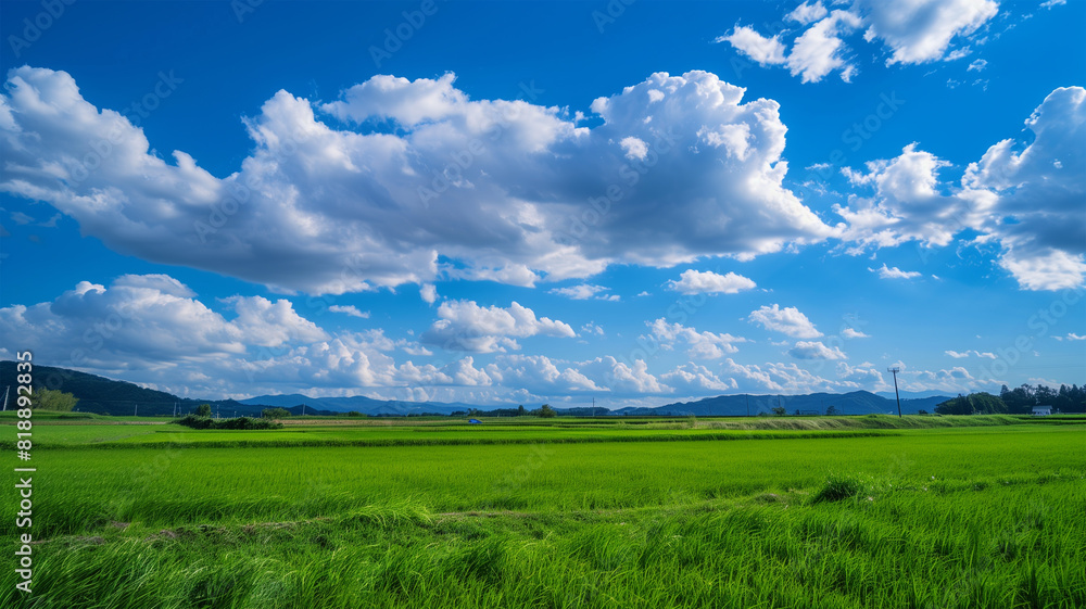 Fototapeta premium 夏の田園風景